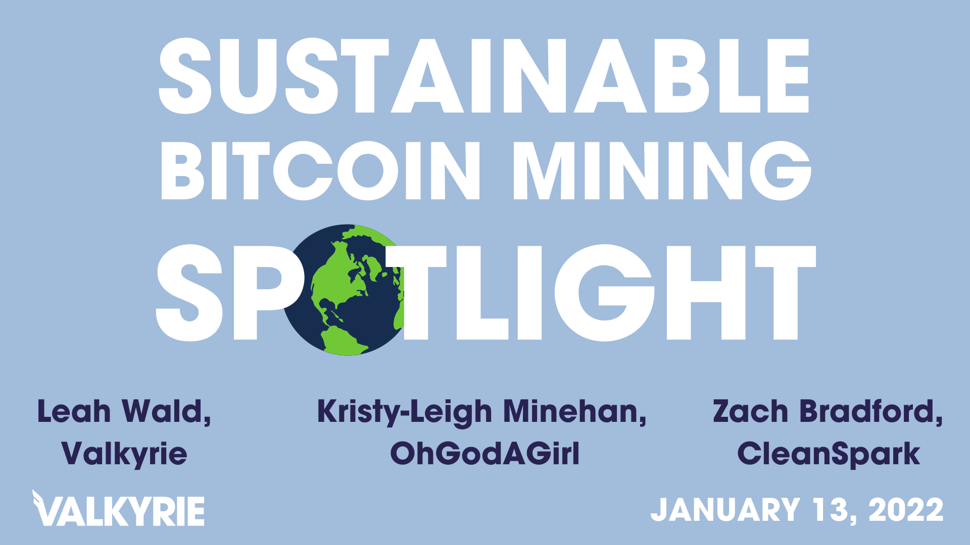 Sustainable Bitcoin Mining Webinar